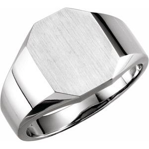 Octagon Signet Ring (Style 5760)