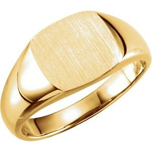 Square Signet Ring (Style 5759)