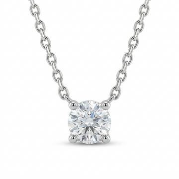 Lab-Grown Diamond Solitaire Pendant