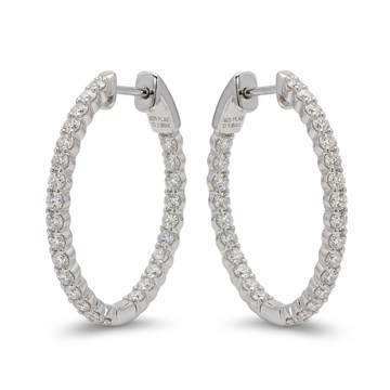 Inside-Out Hoop Earrings 0.80ct