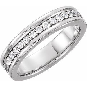 Natural Diamond Comfort-Fit Band