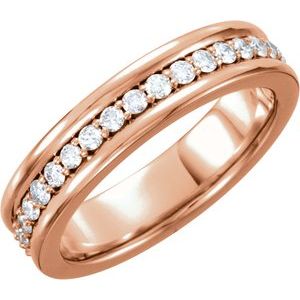 Natural Diamond Comfort-Fit Band