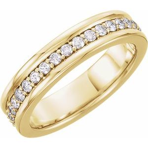 Natural Diamond Comfort-Fit Band