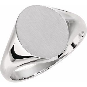Oval Signet Ring (Style 5543)