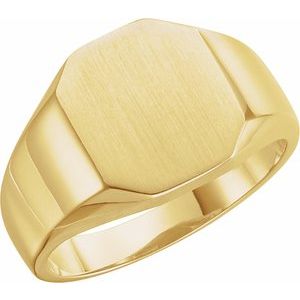 Octagon Signet Ring (Style 5760)