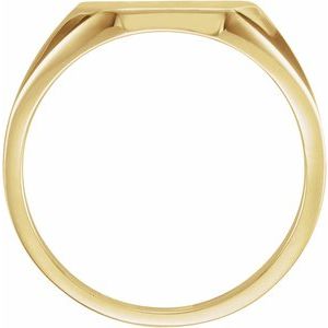 Octagon Signet Ring (Style 5760)