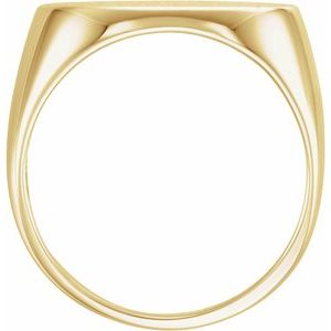 Oval Signet Ring (Style 9121)