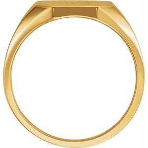 Octagon Signet Ring