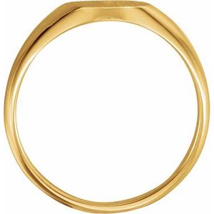 Oval Signet Ring (Style 5543)