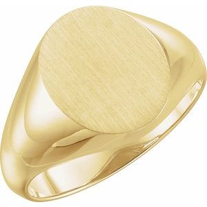 Oval Signet Ring (Style 9600)