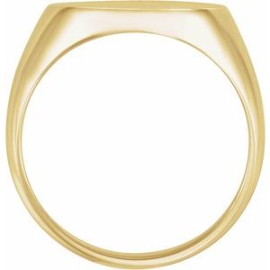 Oval Signet Ring (Style 9600)