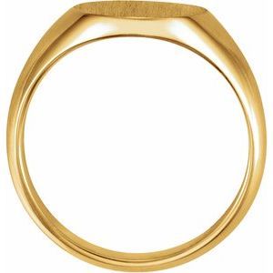 Oval Signet Ring (Style 5543)