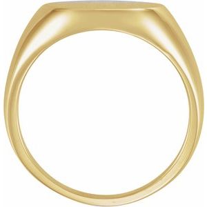 Round Signet Ring (Style 9130)