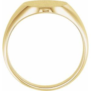 Oval Signet Ring (Style 9320)