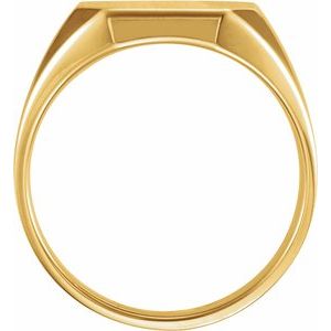Octagon Signet Ring