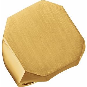 Octagon Signet Ring