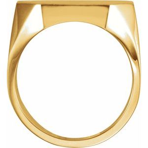 Octagon Signet Ring