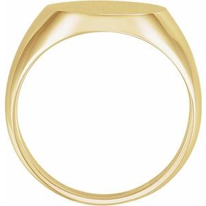 Oval Signet Ring (Style 9600)
