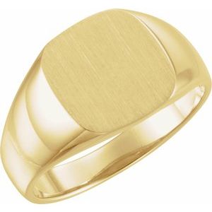 Square Signet Ring (Style 9601)
