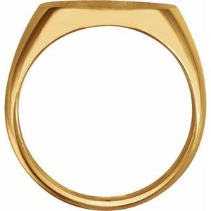 Oval Signet Ring (Style 9320)