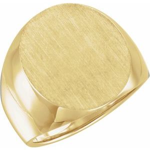 Oval Signet Ring