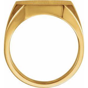 Octagon Signet Ring
