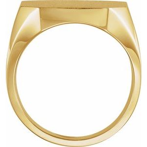 Octagon Signet Ring