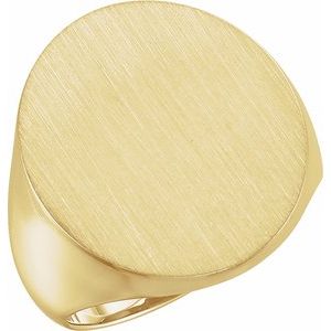 Oval Signet Ring (Style 9600)