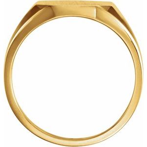 Octagon Signet Ring (Style 5669)