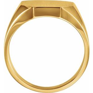 Octagon Signet Ring (Style 9128)