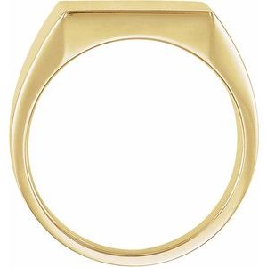 Square Signet Ring (Style 9591)