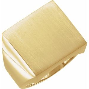 Square Signet Ring (Style 9591)