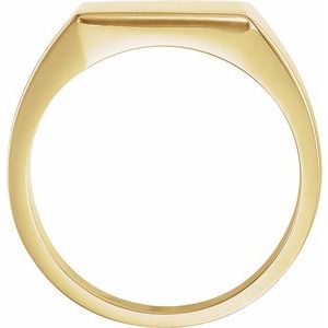 Square Signet Ring (Style 9602)