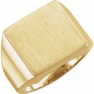 Square Signet Ring (Style 9602)