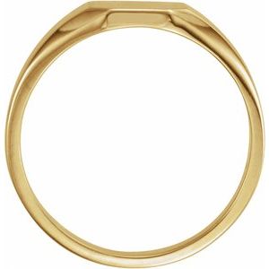Octagon Signet Ring (Style 5669)