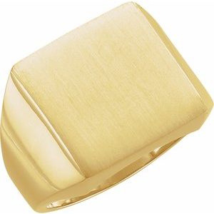 Square Signet Ring (Style 9591)