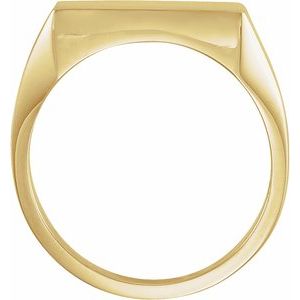 Square Signet Ring (Style 9591)