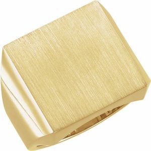 Square Signet Ring (Style 9602)