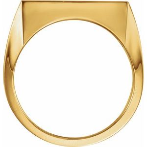 Square Signet Ring (Style 9602)