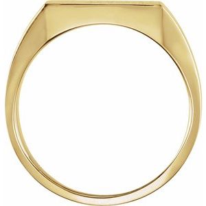 Square Signet Ring (Style 9602)