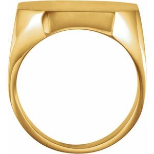 Octagon Signet Ring (Style 9128)