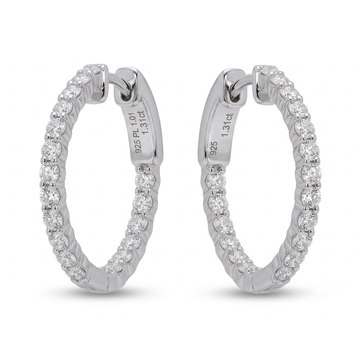 Inside-Out Hoop Earrings 1.15ct