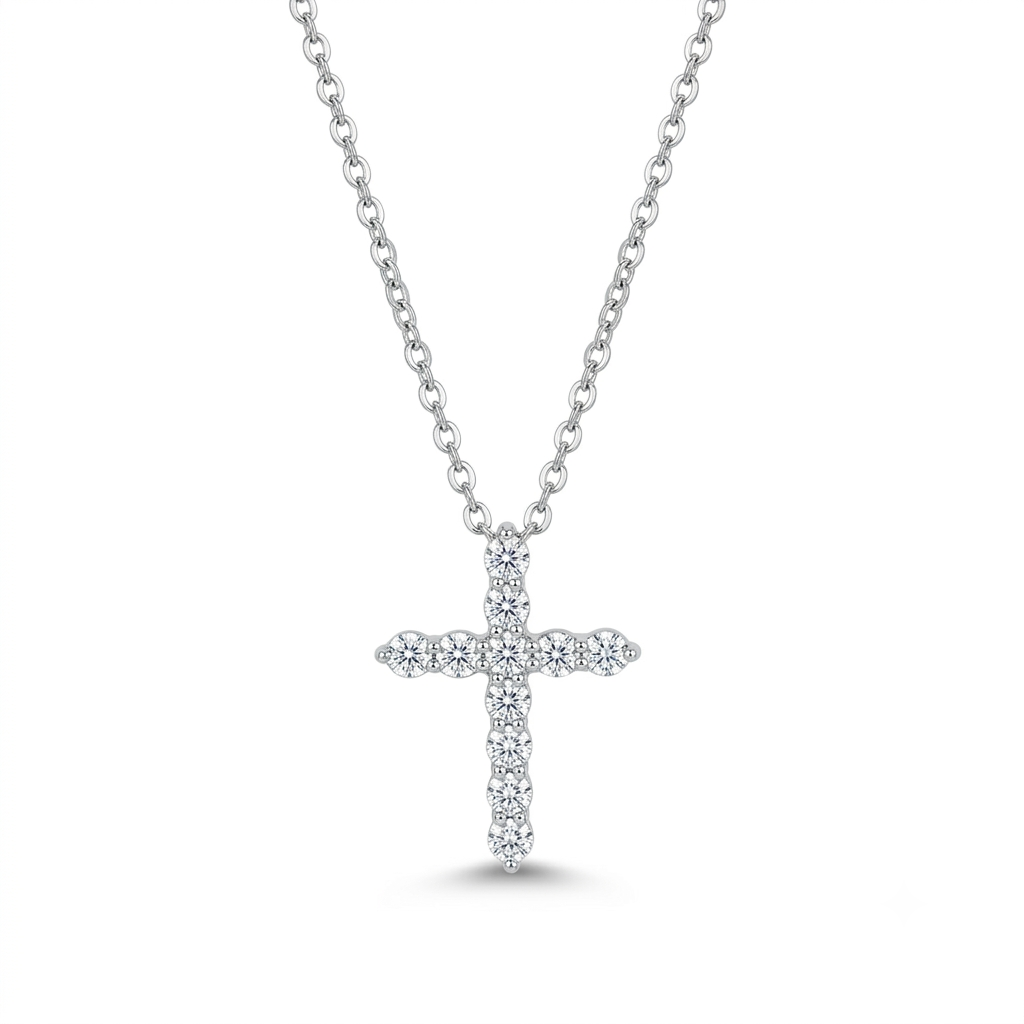 Diamond Cross Pendant 0.50ct