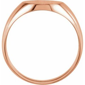Oval Signet Ring (Style 9320)