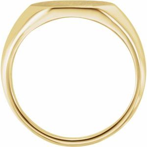Geometric Signet Ring (Style 51554)