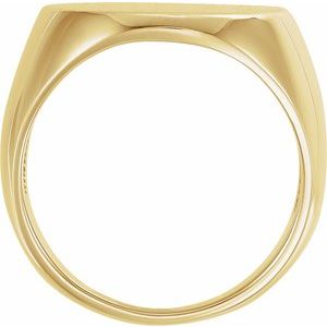 Oval Signet Ring (Style 9124)