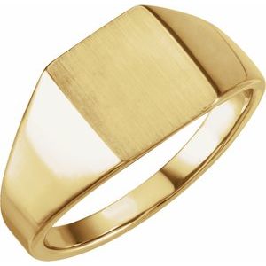 Rectangle Signet Ring