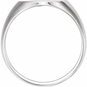 Oval Signet Ring (Style 9833)