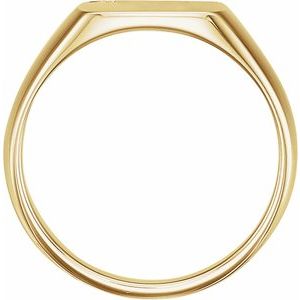 Square Signet Ring (Style 9832)