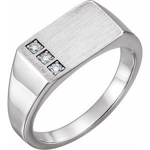 Rectangle Signet Ring (Style 9830)